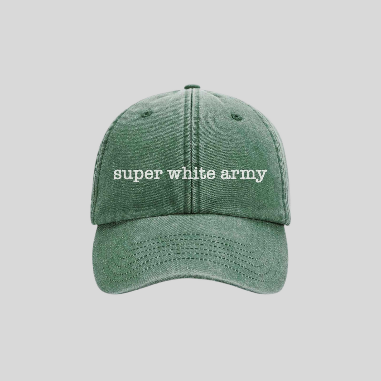 Embroidered Washed Cotton Cap (Preorder)