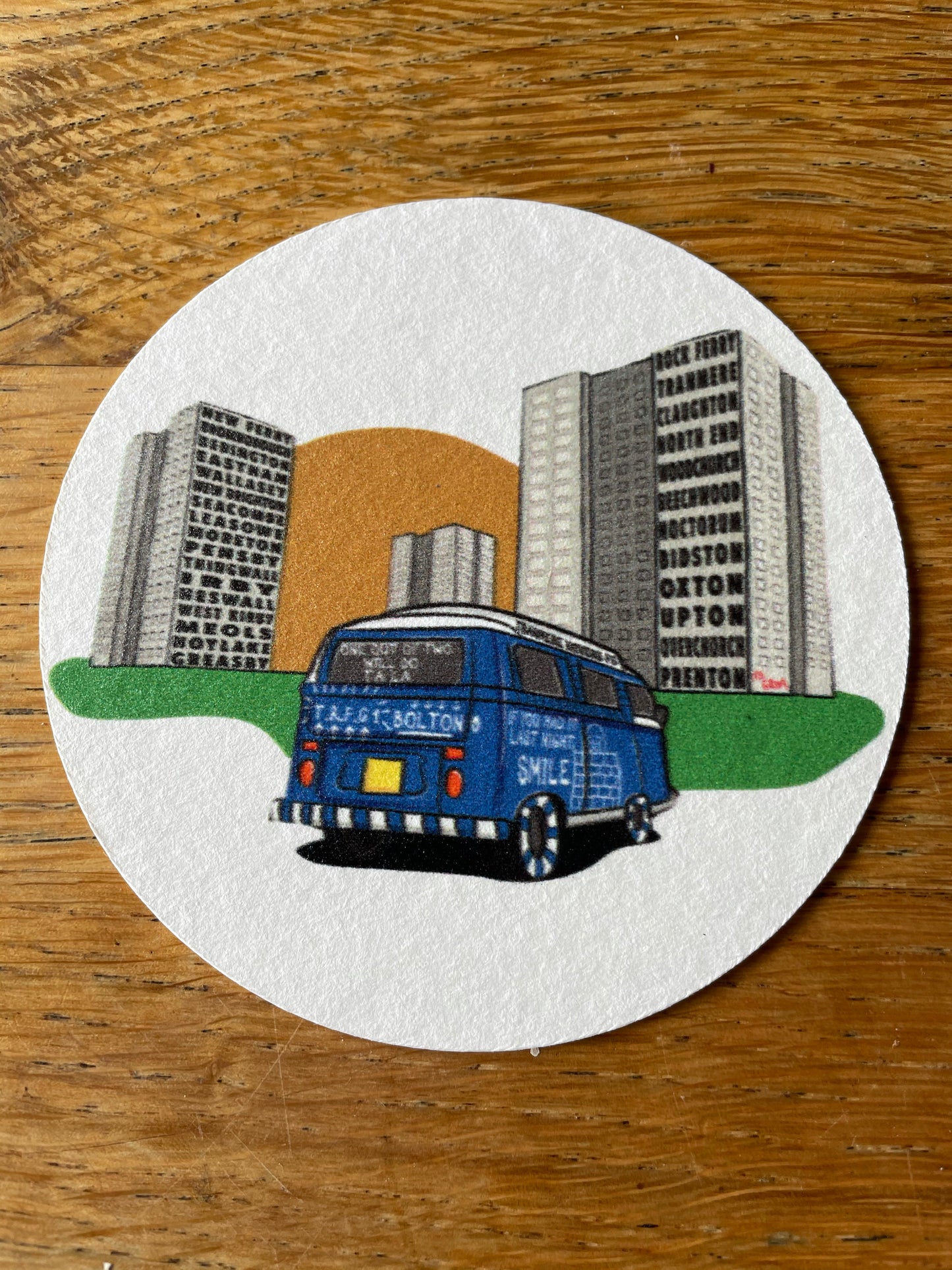 Bus/Flats Beer Mats