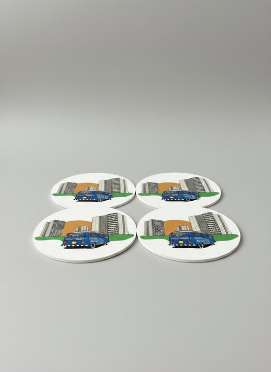 Bus/Flats Beer Mats