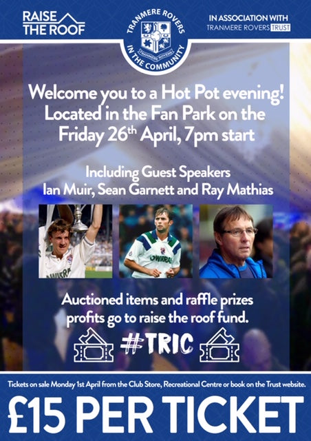 HOT POT SUPPER EVENING WITH IAN MUIR AND RAY MATHIAS