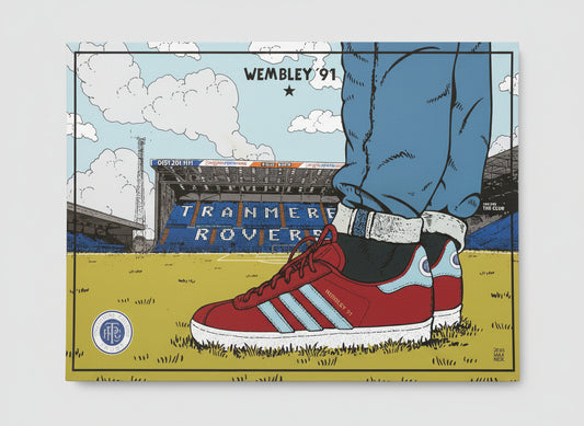 A3 Wembley 91 Poster