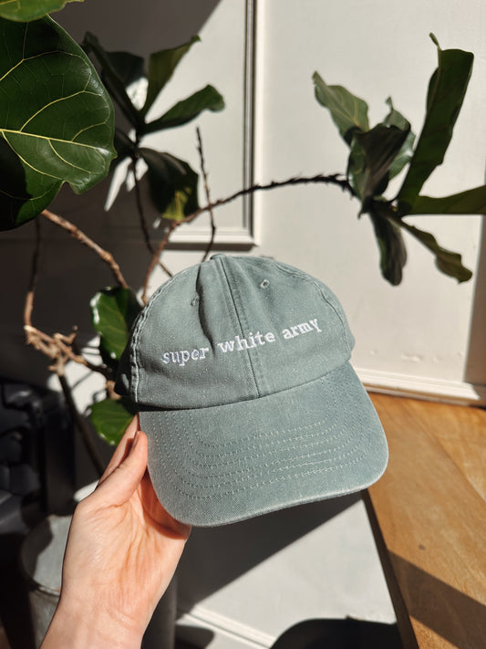 Embroidered Washed Cotton Cap (Preorder)
