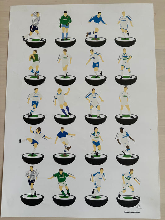 A3 Subbuteo legends poster