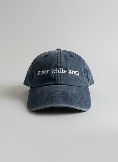 Embroidered Washed Cotton Cap