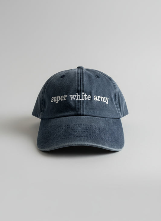 Embroidered Washed Cotton Cap