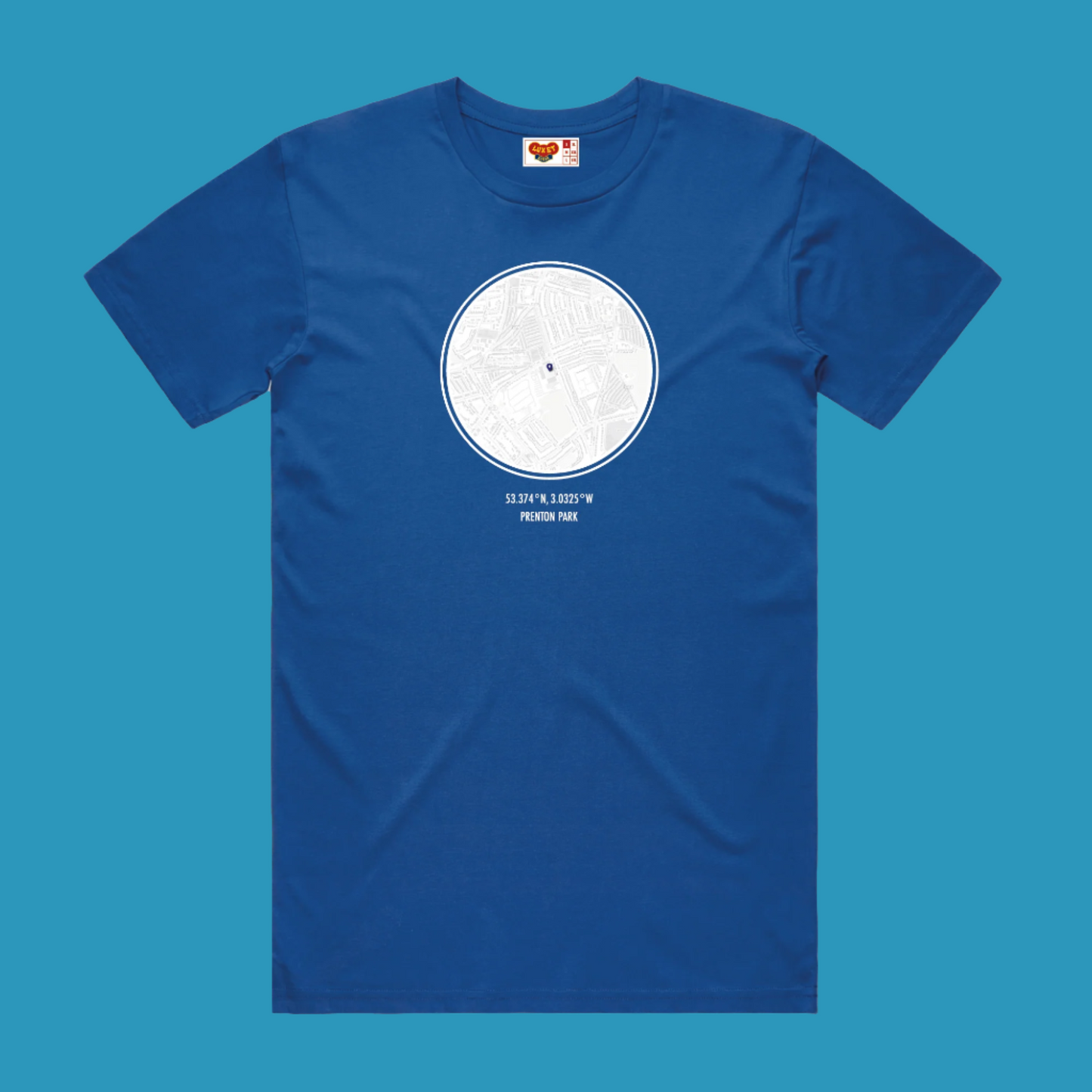 Prenton Park OS Map (3 colours)