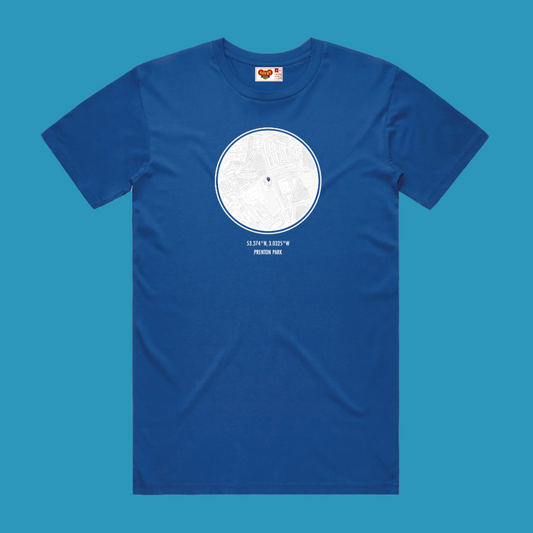Prenton Park OS Map (3 colours)