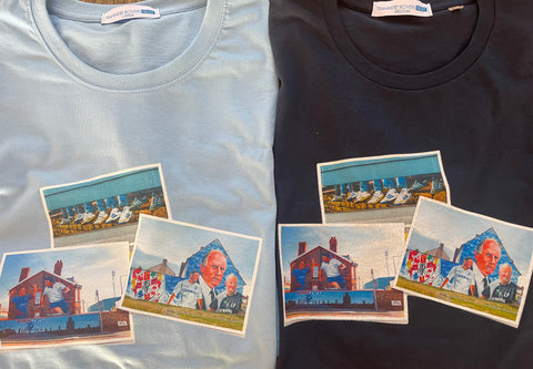 Mural collage t shirt