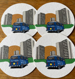 Bus/Flats Beer Mats