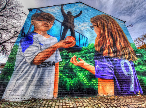 Limited Edition Signed Community Foodbank Mural Print