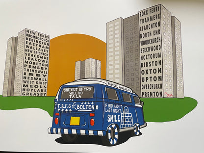 A3 Bus/Flats Print