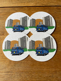 Bus/Flats Beer Mats