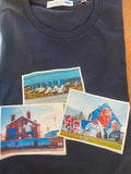 Mural collage t shirt